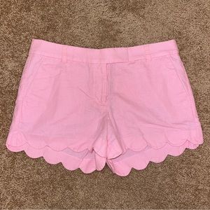 J. Crew Factory Scalloped Hem Shorts
